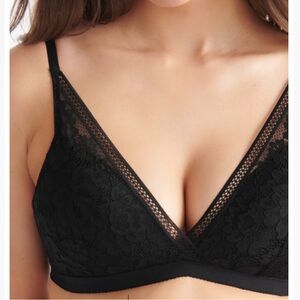 NWT Knix Lace Deep-V Bra